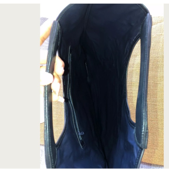 CELINE : Rare limited edition NOEVIR Promo Navy Canvas Leather Tote - Picture 4 of 5